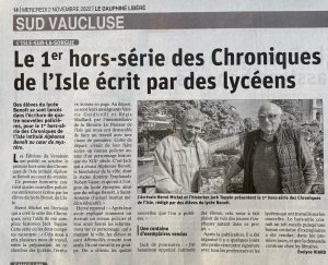 Les Chroniques de L’Isle-sur-Sorgue dans la presse