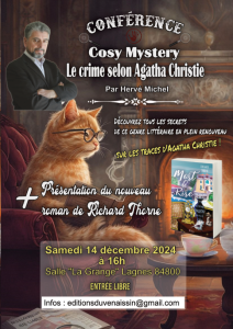 Cosy Mystery, le crime selon Agatha Christie