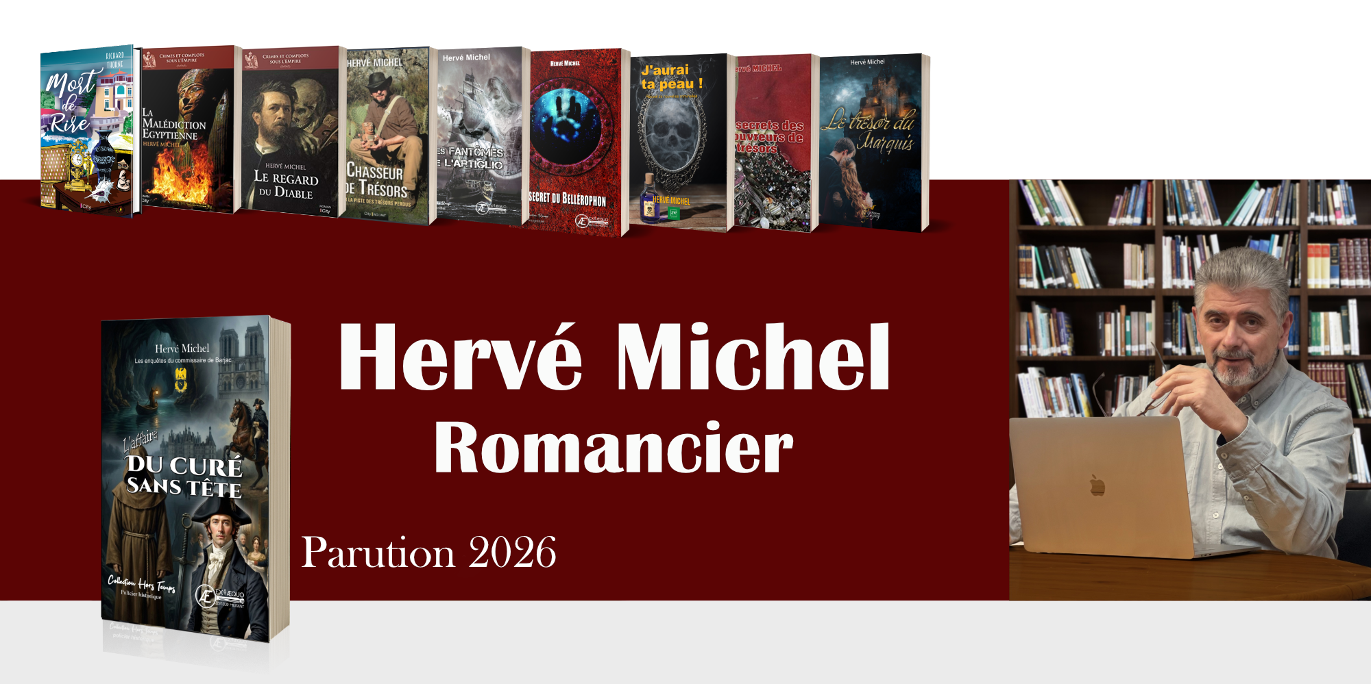 Image de couverture du site du romancier Hervé Michel