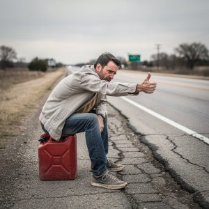 Ce voisin que je ne connaissais pas et qui voulait acheter deux litres d’essence